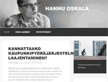 Tablet Screenshot of hannuoskala.fi